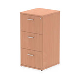 Dynamic I000073 schedario e accessori Truciolare rivestito di melamina [MFC] Faggio (Impulse 3 Drawer Filing Cabinet Beech I000073 DD)