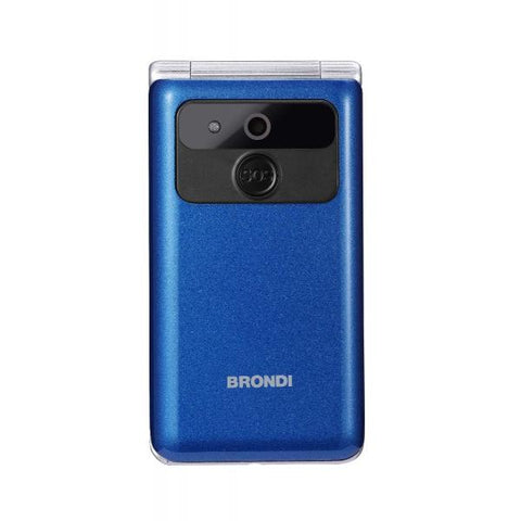 CELLULARE BRONDI AMICO PREZIOSO FLIP BLUE METAL DUAL