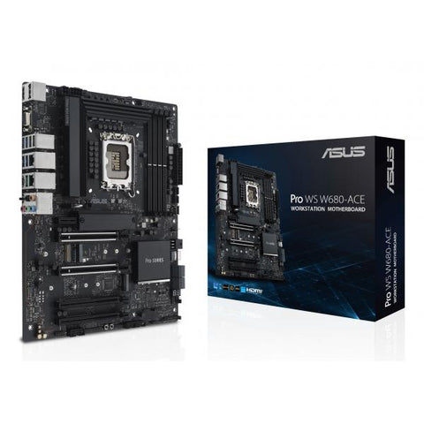 ASUS PRO WS W680-ACE SCHEDA MADRE LGA 1700 ATX DDR5-SDRAM M.2 NVMe SATA III HDMI VGA 1xUSB-C 3.2 2xUSB-A 2.0 1xUSB-A 3.2
