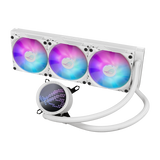 ASUS ROG Ryuo III 360 ARGB White Edition Processore Kit di raffreddamento a liquido 12 cm Bianco (Asus ROG Ryuo III 360 ARGB 360mm Liquid CPU Cooler, 8th Gen Asetek Pump, 3 x ARGB Fans, Anime Matrix