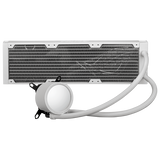 ASUS ROG Ryuo III 360 ARGB White Edition Processore Kit di raffreddamento a liquido 12 cm Bianco (Asus ROG Ryuo III 360 ARGB 360mm Liquid CPU Cooler, 8th Gen Asetek Pump, 3 x ARGB Fans, Anime Matrix