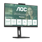 AOC 24P3QW Monitor PC 60,5 cm [23.8] 1920 x 1080 Pixel Full HD Nero (AOC Pro-line 24P3QW - P3 Series - monitor a LED - 24 [23.8 visualizzabile] - 1920 x 1080 Full HD [1080p] @ 75 Hz - IPS - 300 cd/m?