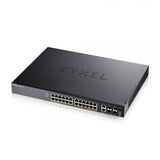 Zyxel XGS2220-30HP Gestito L3 Gigabit Ethernet [10/100/1000] Supporto Power over Ethernet [PoE] Nero (Zyxel XGS2220 Series XGS2220-30HP - Switch - accesso GbE L3 a 24 porte, NebulaFLEX Cloud, con 6 u
