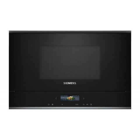 Siemens iQ700 BF722L1B1 forno a microonde Da incasso Solo microonde 21 L 900 W Nero