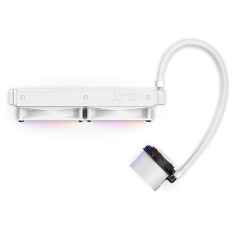 NZXT Kraken 240 RGB Procesador de líquido todo en uno 12 cm Blanco 1 pz (NZXT KRAKEN 240 RGB LIQUID COOLER WHT) 