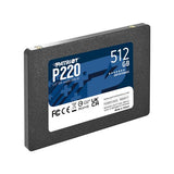PATRIOT P220 SSD 512GB 2.5" SATA III READ:550MB/WRITE:500 MB/s