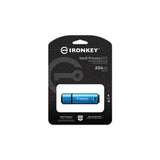 Kingston Technology IronKey VP50 unità flash USB 256 GB USB tipo-C 3.2 Gen 1 (3.1 Gen 1) Nero, Blu