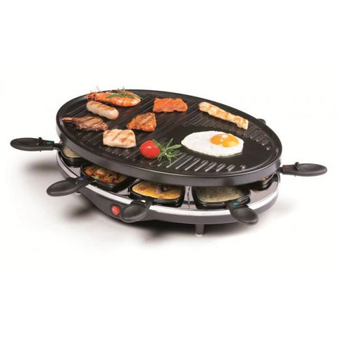 Domo DO9038G griglia per raclette 8 persona(e) Nero 1200 W