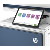 HP Stampante multifunzione Color LaserJet Enterprise Flow 5800zf, Stampa, copia, scansione, fax, Alimentatore automatico di documenti; vassoi ad alta capacità opzionali; touchscreen; cartuccia TerraJ