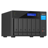 QNAP TVS-h674 NAS Tower Intel Core i5 i5-12400 32 GB DDR4 132 TB HDD QuTS hero Nero (QNAP TVS-h674-i5-32G 132TB [WD RED PRO] 6-bay QuTS hero NAS; Intel [2Years warranty])