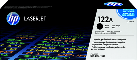 HP 122A TONER NERO PER LJ 2550-2820-2840 5.000 PAGINE Q3960A