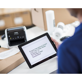 Brother QL-1110NWBC stampante per etichette (CD) Termica diretta 300 x 300 DPI Con cavo e senza cavo DK