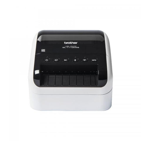 Brother QL-1110NWBC stampante per etichette (CD) Termica diretta 300 x 300 DPI Con cavo e senza cavo DK