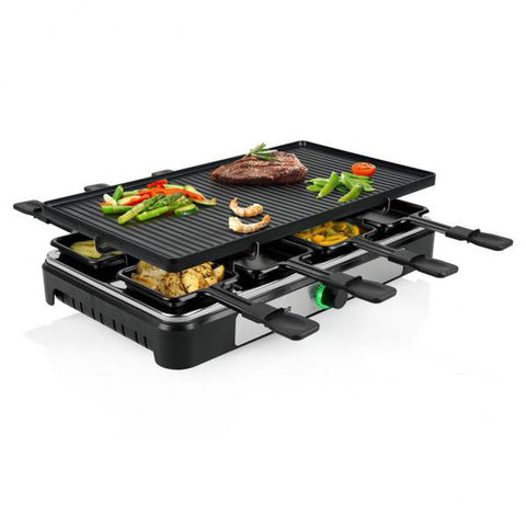 Tristar RA-2748 griglia per raclette 8 persona(e) 1400 W Nero