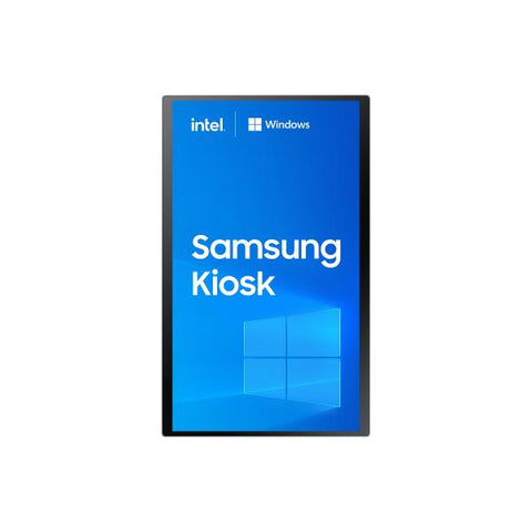 Samsung KM24C-3 Design chiosco 61 cm [24] LED 250 cd/m Full HD Bianco Touch screen Processore integrato Windows 10 IoT Enterprise 16/7 (SAMSUNG WNDOWS KIOSK KM24C-W)