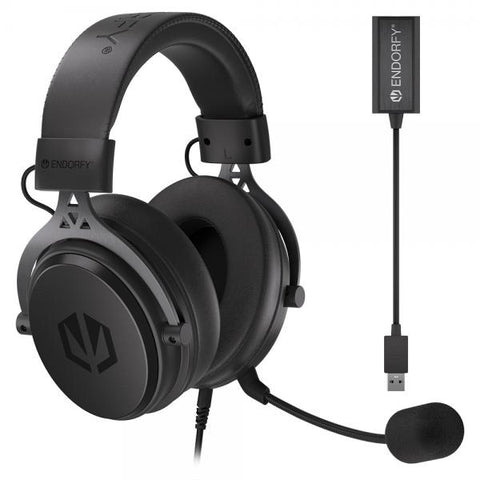 ENDORFY VIRO Plus USB Auricolare Cablato A Padiglione Musica/Giornaliera Nero