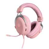 Deltaco GAM-030-P cuffia e auricolare Cablato A Padiglione Giocare USB tipo A Rosa