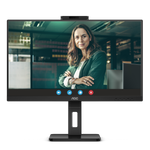 AOC 24P3CW Monitor PC 60,5 cm [23.8] 1920 x 1080 Pixel Full HD LED Nero (AOC Pro-line 24P3CW - LED monitor - 24 [23.8 viewable] - 1920 x 1080 Full HD [1080p] @ 75 Hz - IPS - 300 cd/m? - 1000:1 - 4 ms - HDMI, 2xDisplayPort, USB-C - speakers - black)