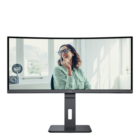 AOC CU34P3CV Monitor PC 86,4 cm (34") 3440 x 1440 Pixel UltraWide Quad HD LED Nero