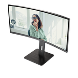 AOC CU34P3CV Monitor PC 86,4 cm [34] 3440 x 1440 Pixel UltraWide Quad HD LED Nero (CU34P3CV 86.36CM 34IN VA - 3440X1440 3000:1 300NITS 16:9)