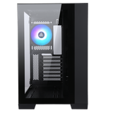 CASE ITEK TOWER "DARK CAVE" GAMING 2*USB3,1*USB-C 4*12CM FAN ARGB, TRASP WIND, - ITGCADCAGB