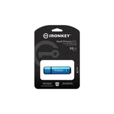 Kingston Technology IronKey VP50 unità flash USB 32 GB USB tipo-C 3.2 Gen 1 (3.1 Gen 1) Nero, Blu