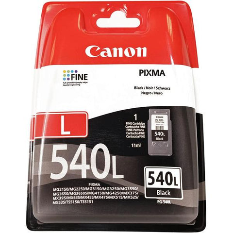TINTA CANON PG-540L CARTUCCIA NERO 11 ML POR PIXMA MG2150/3150 