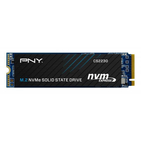 PNY CS2230 SSD 500GB M.2 NVMe PCI Express 3.0 3D NAND LETTURA 3300 MB/s SCRITTURA 2500 MB/s
