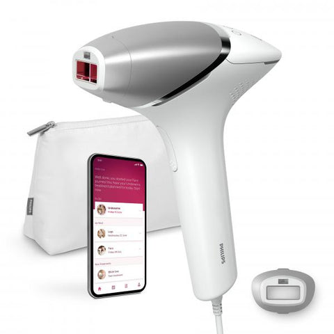 PHILIPS LUMEA PRESTIGE IPL 8000 SERIES EPILATORE A LUCE PULSATA CON SenseIQ BIANCO