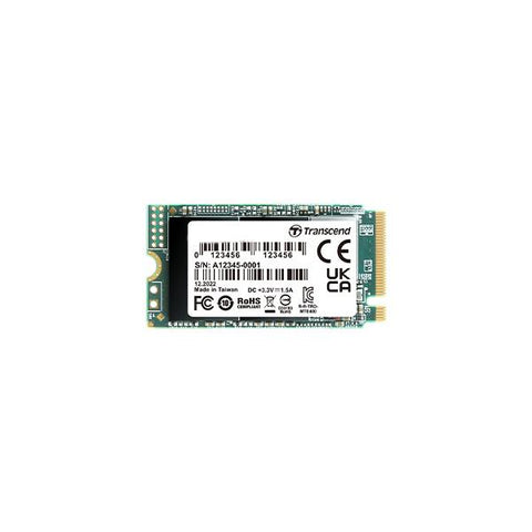 Transcend PCIe SSD 400S 512 GB M.2 PCI Express NVMe 3D NAND (Pcie Ssd 400S M.2 512 Gb Pci - Express 3D Nand Nvme - Warranty: 12M)