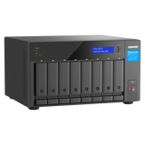 QNAP TVS-H874 NAS CHASSIS TOWER i7 12 CORE RAM 32GB-8 BAY HDD/SSD 3.5"-LAN 10/100/1000/2500/10000 Mbps NERO