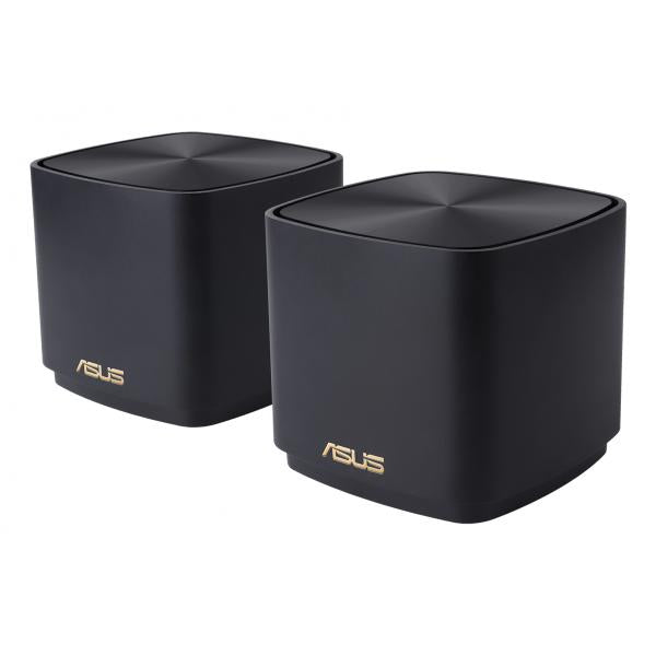 ASUS ZENWIFI XD4 PLUS (B-2-PK) ROUTER MESH DA INTERNO DUAL-BAND WI-FI 6 IP STATICO 2 PZ. BLACK