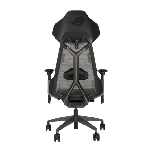 ASUS ROG DESTRIER ERGO SEDIA GAMING SCHIENALE IN RETE BRACCIOLO RIGIDO POGGIATESTA MAX 150 KG NERO
