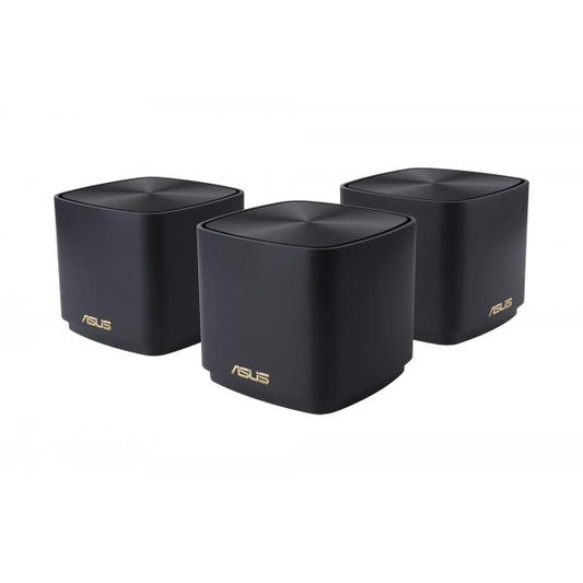 ASUS ZENWIFI XD4 PLUS (B-3-PK) ROUTER MESH DA INTERNO DUAL-BAND WI-FI 6 IP STATICO 3 PZ. BLACK