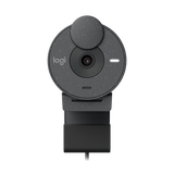 Logitech Brio 305 (Logitech Webcam BRIO 305, Full-HD 1080p, USB-C, graphite Integrierte Abdeckblende, inkl. Montageclip)