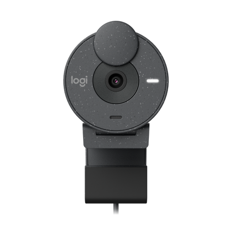 Logitech Brio 305 (Logitech Webcam BRIO 305, Full-HD 1080p, USB-C, graphite Integrierte Abdeckblende, inkl. Montageclip)