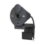 Logitech Brio 305 (Logitech Webcam BRIO 305, Full-HD 1080p, USB-C, graphite Integrierte Abdeckblende, inkl. Montageclip)