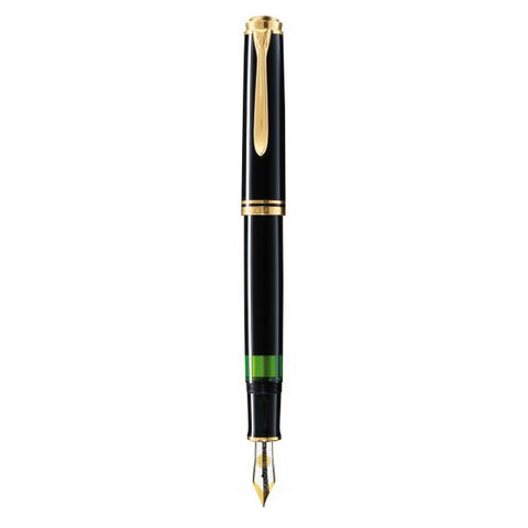 Pelikan M600 pluma estilografica Sistema de riempimento integrado Nero, Oro 1 pz 