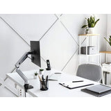 Durable 509623 Supporti a parete per TV 81,3 cm [32] Argento (Durable SELECT PLUS 1-Screen Recycled Aluminium Monitor Mount - 509623 DD)