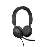 JABRA EVOLVE2 40 SE USB-A UC STEREO CUFFIE CON MICROFONO CABLATE CANCELLAZIONE DEL RUMORE NERO