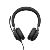 JABRA EVOLVE2 40 SE USB-A UC STEREO CUFFIE CON MICROFONO CABLATE CANCELLAZIONE DEL RUMORE NERO
