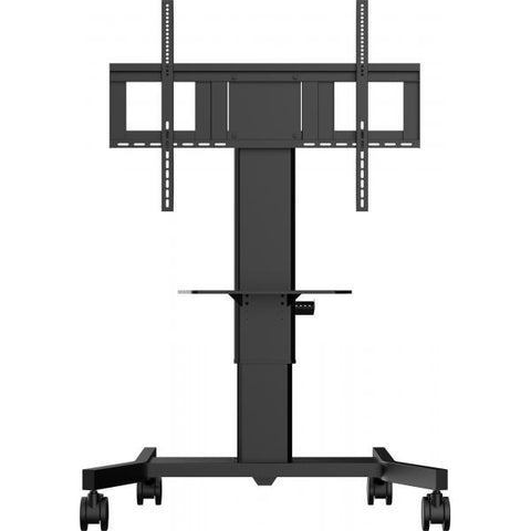 iiyama MD CAR1021-B1 Supporti a parete per TV 2,18 m [86] Pavimento Nero (MDCAR1021-B1 - Single column electric floor lift on wheels with easy mount brackets)