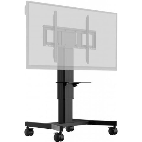 iiyama MD CAR1021-B1 Supporti a parete per TV 2,18 m [86] Pavimento Nero (MDCAR1021-B1 - Single column electric floor lift on wheels with easy mount brackets)