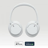 Cuffie Bluetooth a Fascia Sony WHCH720NW Bianco Grigio