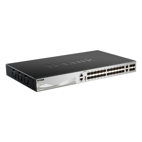 D-Link DGS-3130-30S/E switch di rete Gestito L3 10G Ethernet (100/1000/10000) Grigio