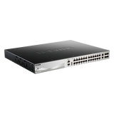 D-Link DGS-3130-30PS/E switch di rete Gestito L3 Gigabit Ethernet (10/100/1000) Supporto Power over Ethernet (PoE) Grigio
