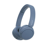 SONY WH-CH520 CUFFIE ON-EAR WIRELESS CON MICROFONO CONNESSIONE MULTIPOINT FINO A 50 ORE DI DURATA BATTERIA RICARICA RAPIPA BLUE