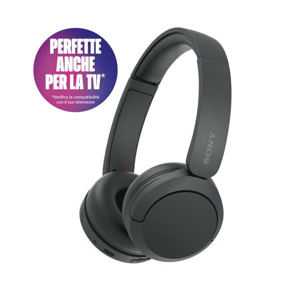 Sony Cuffie Wir/BT Mic WH-CH520 Black