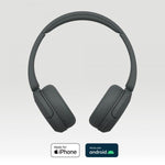 Sony Cuffie Wir/BT Mic WH-CH520 Black