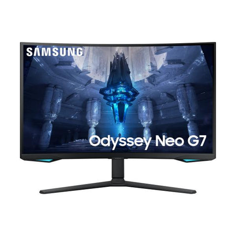 Samsung S32BG750NP Monitor PC 81,3 cm [32] 3840 x 2160 Pixel 4K Ultra HD LED Nero (Samsung Odyssey Neo G7 S32BG750NP - G75NB Series - QLED monitor - gaming - curved - 32 - 3840 x 2160 4K @ 165 Hz - V